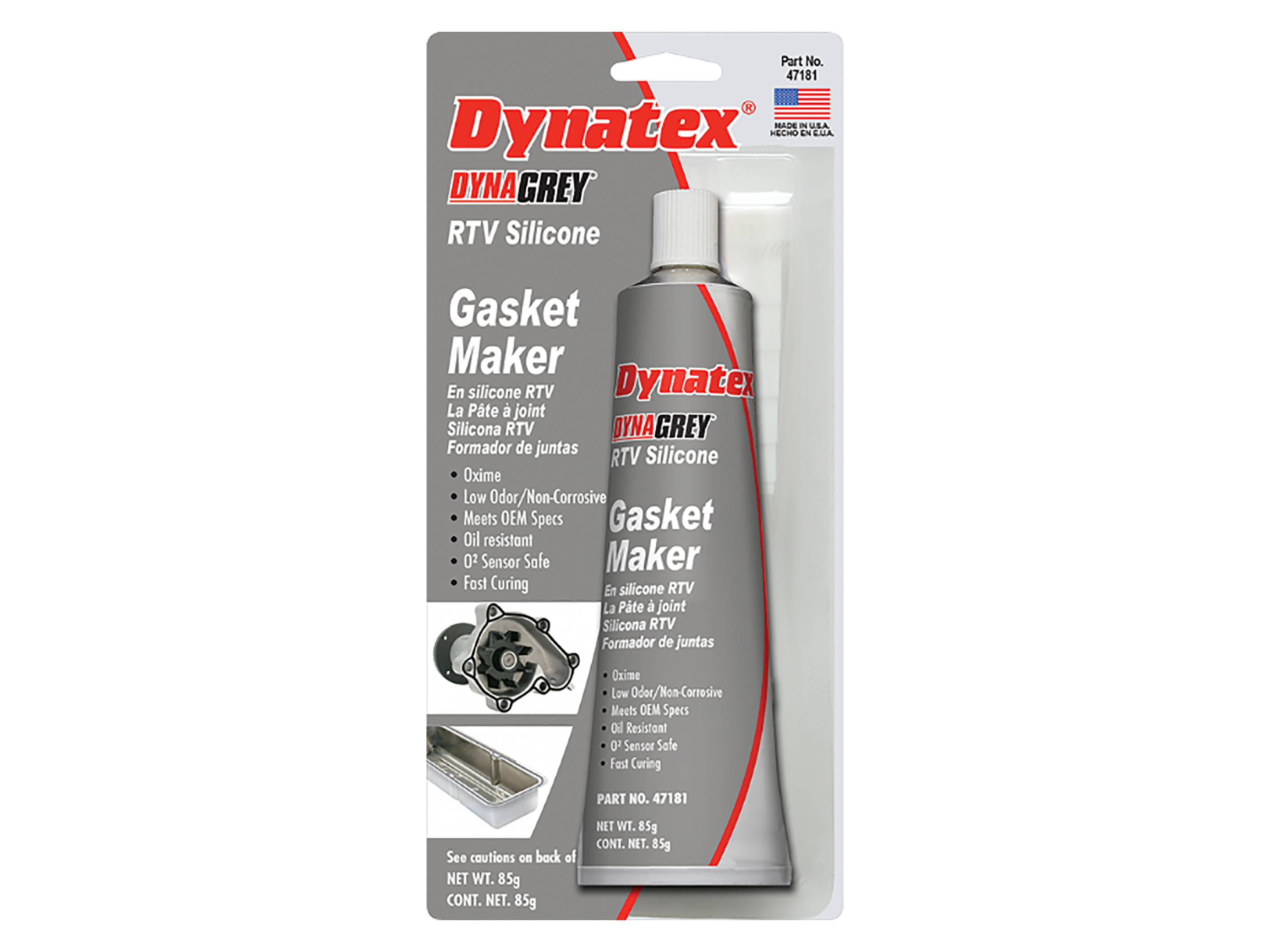 Dynatex® DynaGrey® Silicone Gasket Maker Engineering Adhesives