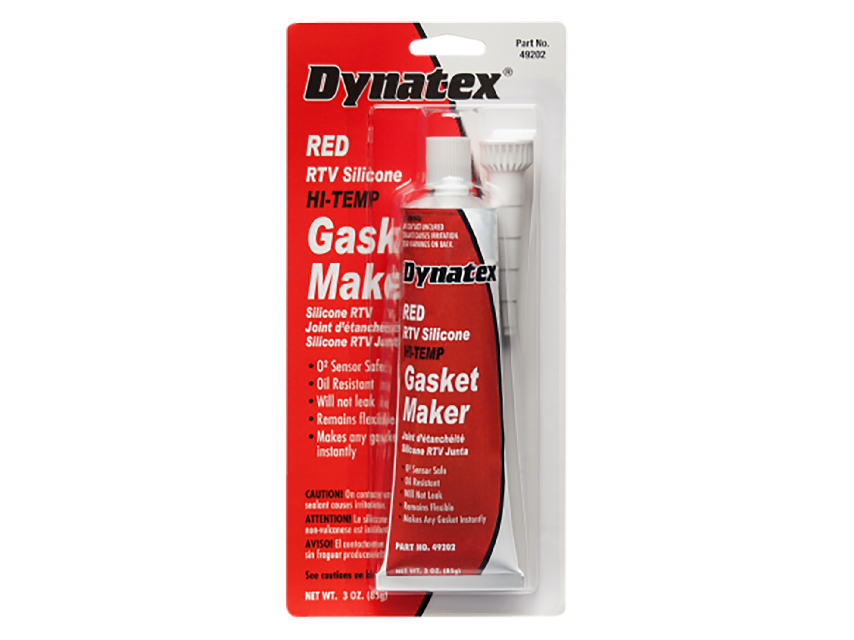 Dynatex® Red HiTemp Silicone Gasket Maker Engineering Adhesives