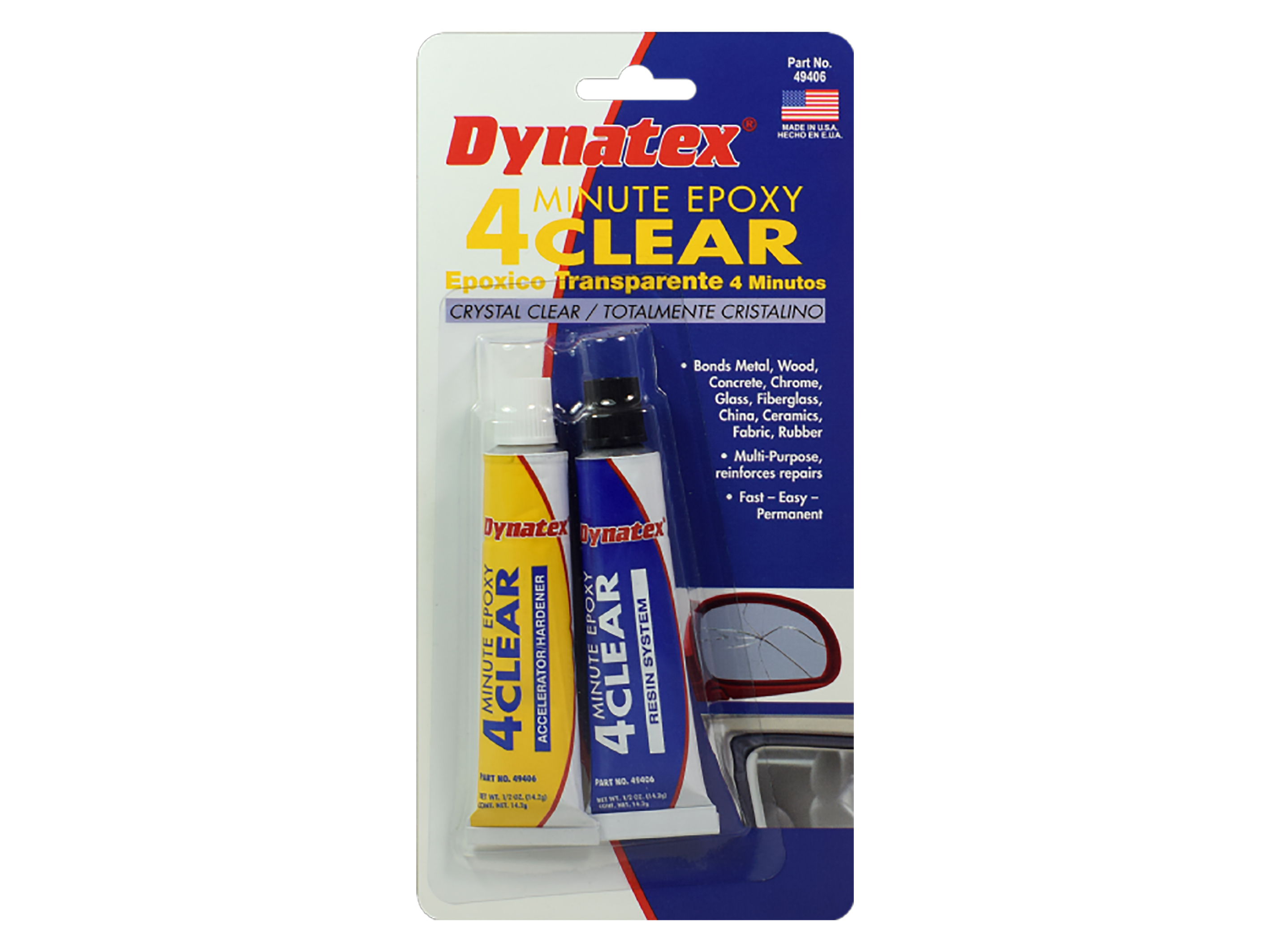 Dynatex® 4 Minute Clear Epoxy Engineering Adhesives & Lubricants