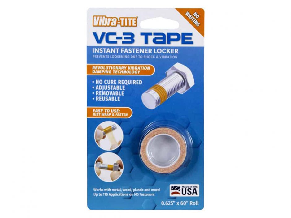 VibraTite VC3 Tape Instant Threadlocker Engineering Adhesives